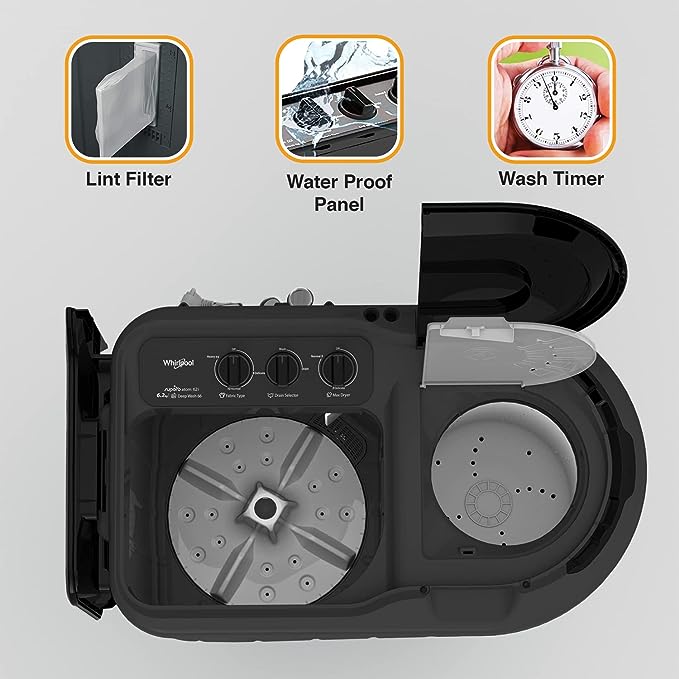 Whirlpool 6 Kg 5 Star Top Load Semi Automatic Washing Machine