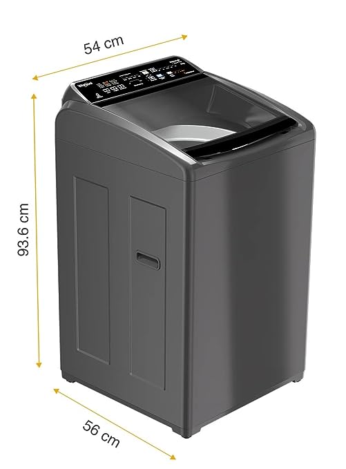 Whirlpool 7.5 Kg 5 Star In-Built Heater Fully Automatic Top Load Washing Machine (WM ROYAL PLUS 7.5 (H) GREY | 2023)