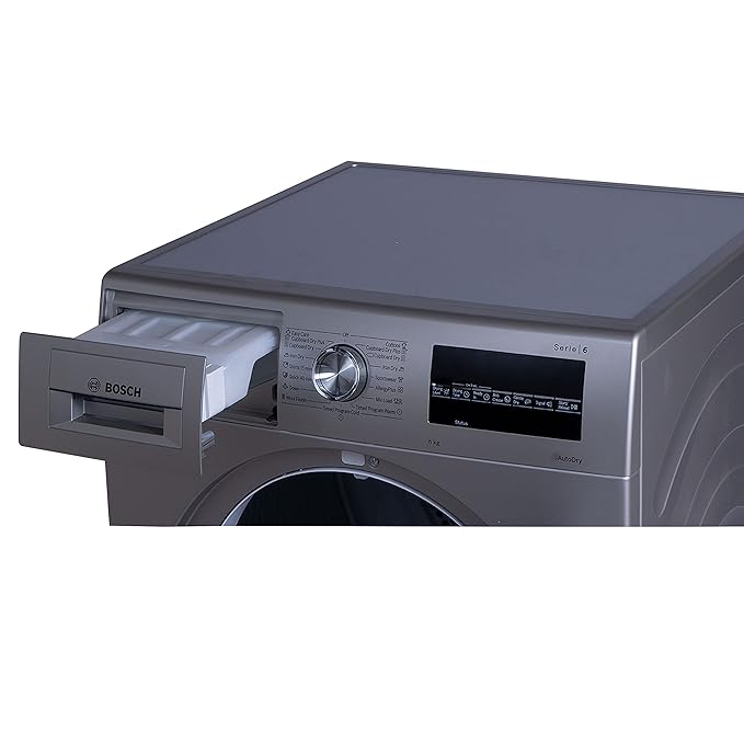 Bosch 8 kg Fully Automatic Condenser Tumble Dryer WTG8640SIN | Silver | Inbuilt Heater)