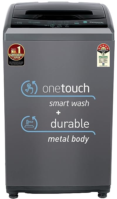 Panasonic 6 Kg 5 Star Fully Automatic Top Load Washing Machine | NA-F60LF1HRB | Grey