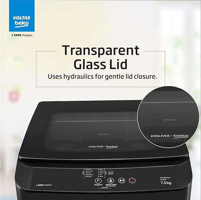Voltas beko 7 kg 5 Star Top Load Fully Automatic Washing Machine
