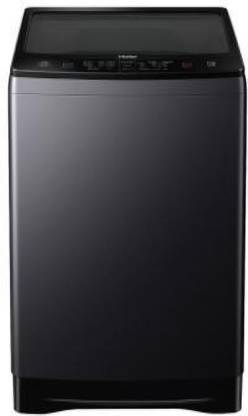Haier 8 Kg 5 Star In-built Heater Fully Automatic Top Load Washing Machine (HWM80-H826S6 | Oceanus Wave Drum | 2023 Model | Starry Silver)