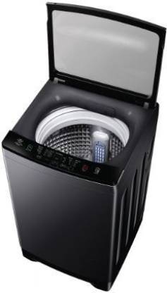 Haier 8 Kg 5 Star In-built Heater Fully Automatic Top Load Washing Machine (HWM80-H826S6 | Oceanus Wave Drum | 2023 Model | Starry Silver)