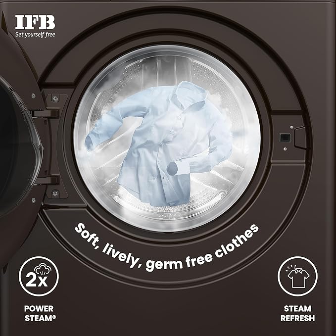 IFB 10 Kg 5 Star AI Eco Inverter Fully Automatic Front Load Washing Machines Executive Plus MXC 1014 | 2023 Model | Mocha | Oxyjet(tm) 9 Swirl Wash