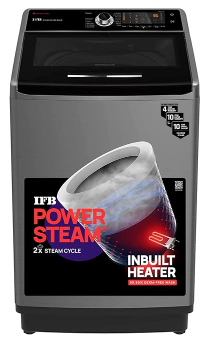 IFB 10.0 Kg 5 Star Top Load Washing Machine Aqua Conserve TL-SIBS 10.0KG AQUA | Inox
