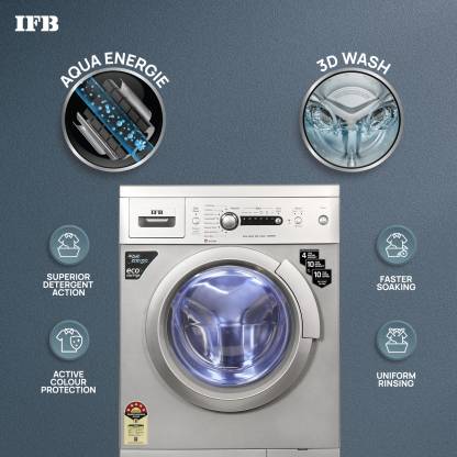 IFB 6 Kg 5 Star Front Load Washing Machine 2X Power Steam DIVA AQUA SXS 6010 | 2023 Model | Silver