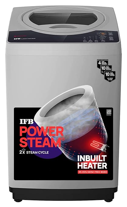 IFB 7.0 Kg 5 Star Top Load Washing Machine Aqua Conserve TL-REGS 7.0KG AQUA | Medium Grey