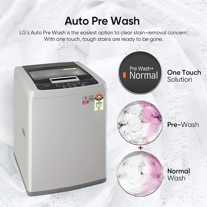 LG 7.5 Kg 5 Star Fully Automatic Top Load Washing Machine