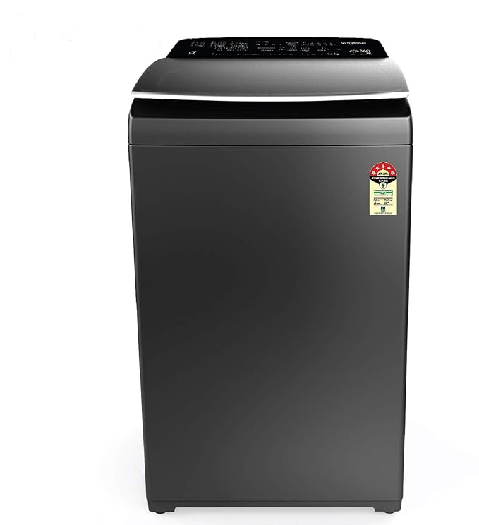 Whirlpool 9.5 kg Fully-Automatic Top Loading Washing Machine Appliance 360deg BLOOMWASH PRO Heater 9.5 | Graphite