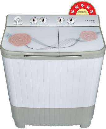 Havells-Lloyd 9 Kg 5 Star Semi-Automatic Top Load Washing Machine LWMS90HT1 | Grey