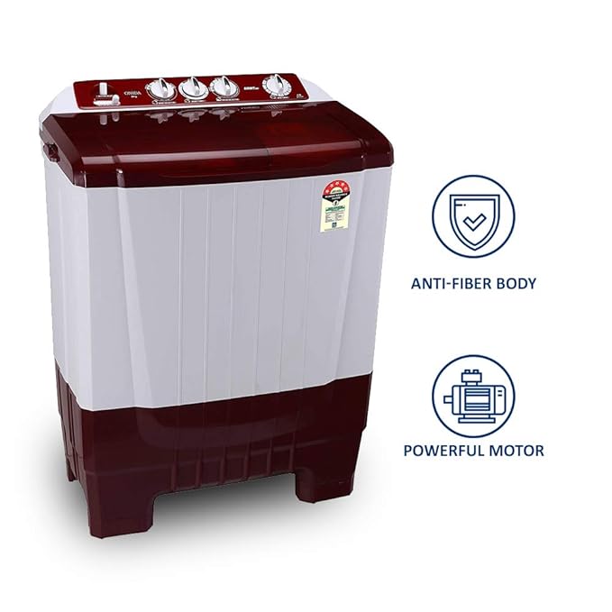 Onida 8 kg 5 Star Semi Automatic Top Load Washing Machine