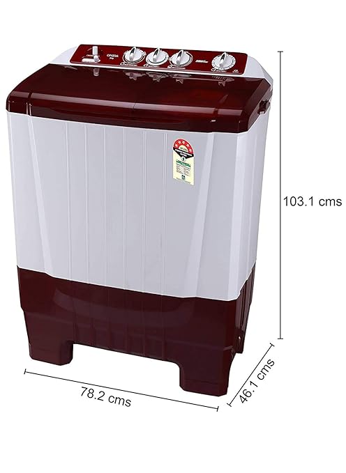 Onida 8 kg 5 Star Semi Automatic Top Load Washing Machine