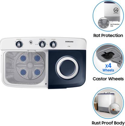 Samsung 6.5 kg 5 star Semi Automatic Washing Machine