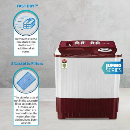 Voltas Beko 12 kg 5 Star Semi Automatic Washing Machine