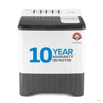 Voltas Beko 14 Kg 5 Star Semi Automatic Top Load Washing Machine WTT140UPA/GR5KPTD | Grey