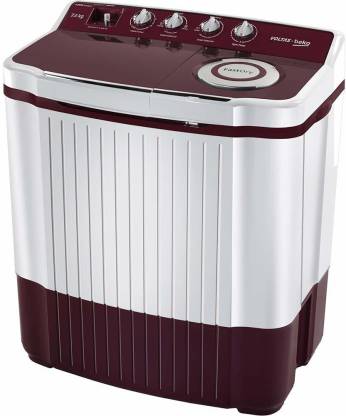 VOLTAS Beko 7 Kg 5 Star Semi-Automatic Top Loading Washing Machine WTT70ALIM | Burgundy