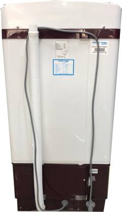 Voltas beko 7.5 kg Washing Machine Only Washer WST75BBRT | Burgundy &White