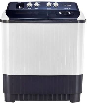 Voltas Beko 9 kg 5 Star Semi Automatic Washing Machine WTT90AGRT | Burgundy &White