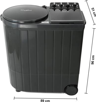 Whirlpool 10.5 kg 5 Star Ace XL Semi-Automatic Top Loading Washing Machine ACE XL 10.5 | Graphite Grey