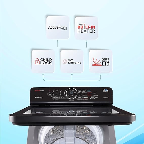 Panasonic 8 Kg 5 Star Fully Automatic Top Load Smart Washing Machine