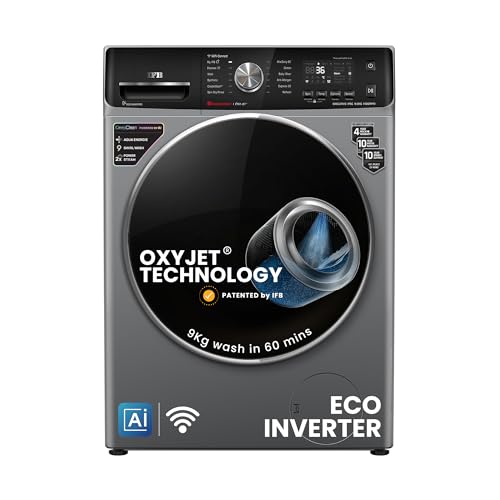 IFB 9Kg 5 Star with 9 Swirl Wash, AI Powered, Wi-Fi, Fully Automatic Front Load Washing Machine