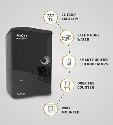 Eureka Forbes AquaSure Amaze RO+UV+MTDS Water Purifier - 7 Litres