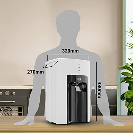 Sure From Aquaguard Amaze NXT RO+UV+UF+ Taste Adjuster(MTDS) Water Purifier, 6L