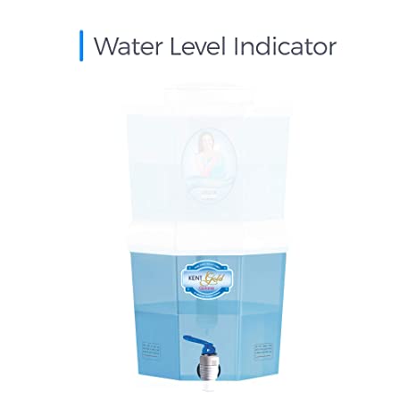 KENT Gold Optima Gravity Water Purifier, 10L Storage, White