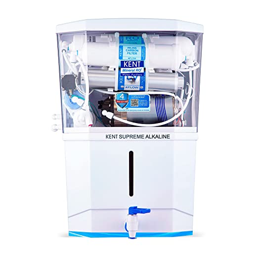KENT Supreme Alkaline RO+UV Water Purifier, White