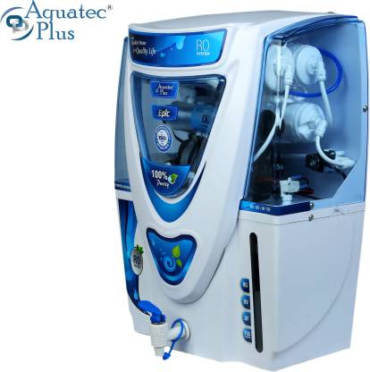 Aquatec Plus - Epic 15L RO + UV + UF + TDS Water Purifier, White