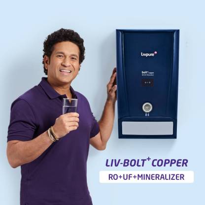 Livpure Bolt + Copper+RO+UF+Mineraliser+Smart TDS Adjuster, 7L