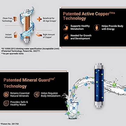 Aquaguard Aura RO+UV+UF+Taste Adjuster Water Purifier, 7L