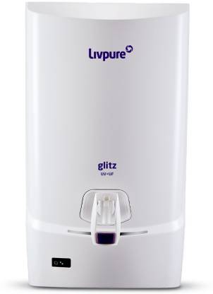 Livpure Glitz Pure UV+UF Water Purifier with 7L, White