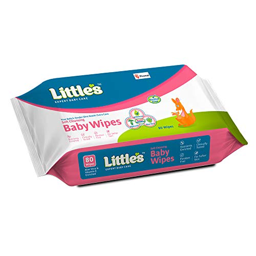 Littles Soft Cleansing Baby Wipes - 80 Wipes