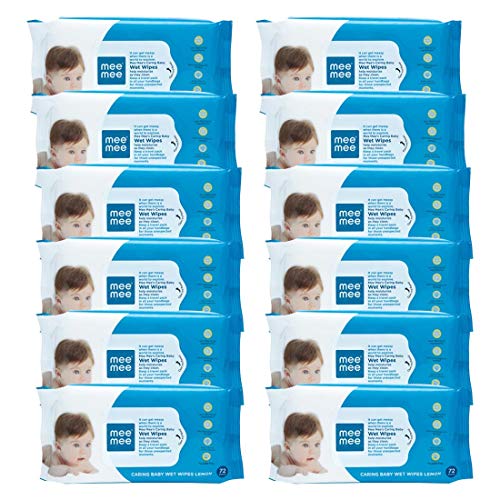 Mee Mee Baby Gentle Baby Wipes - 72 Wipes