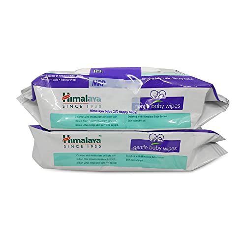 Himalaya Gentle Baby Wipes - 72 Wipes - (Pack of 2)