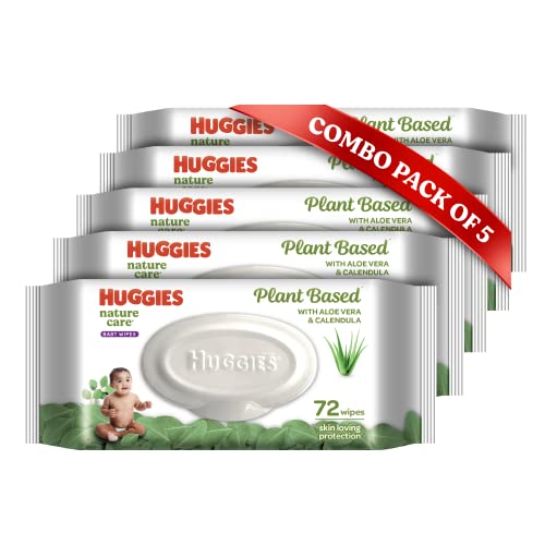 Huggies Baby Wipes - 72 Wipes - (Pack of 5)