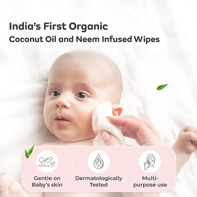 Mylo Care Gentle Baby Wipes Without Lid (Pack of 4)