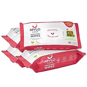 Mylo Care Gentle Baby Wipes Without Lid (Pack of 9)