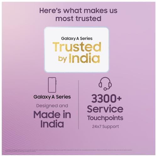 Samsung Galaxy A56 5G | Segment Most Complete Triple Camera | Ai Editing | 4Nm Processor | Samoled Display| Gorilla Glass Victus+| 5 Gen Os Upgrades