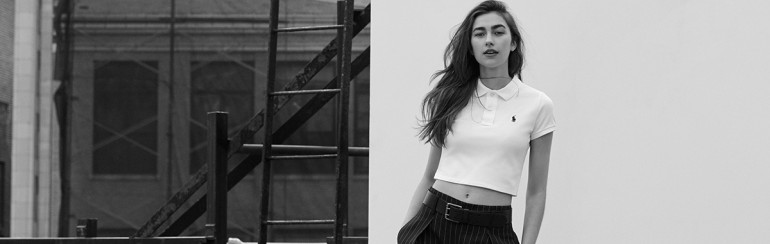 cute ways to wear a polo shirt